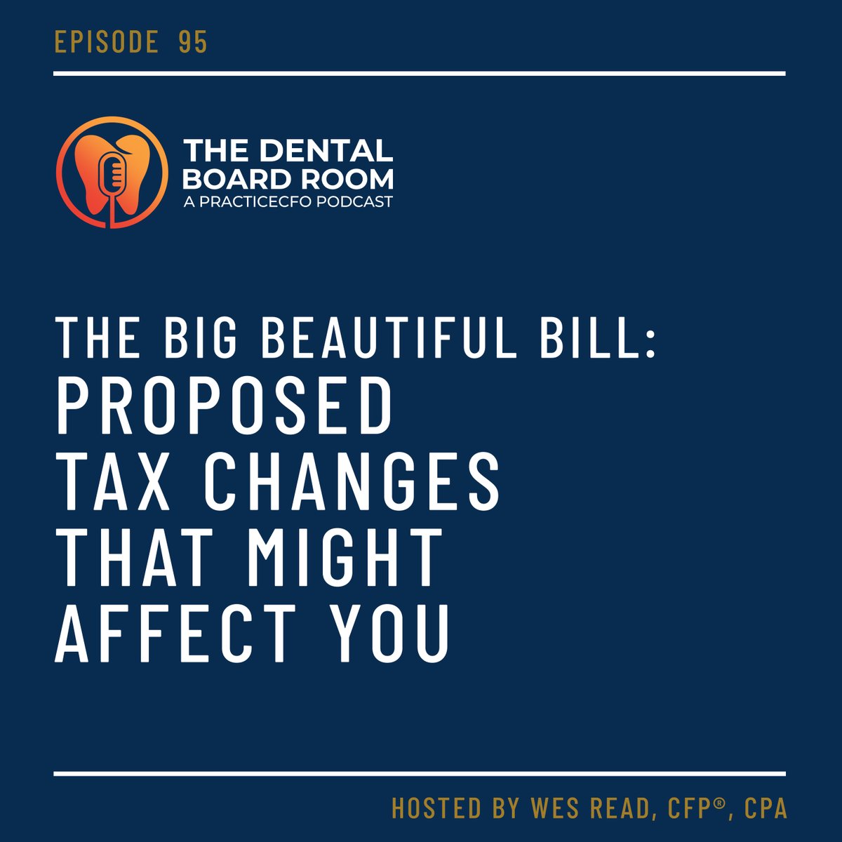 practiceCFO's tweet image. New tax bill = big implications for your practice.
Learn how H.R.1 could affect you as a dentist, associate, or contractor.
🎙️ f.mtr.cool/lvqvacxfxq
#DentalFinance #TaxStrategy #PracticeOrbit