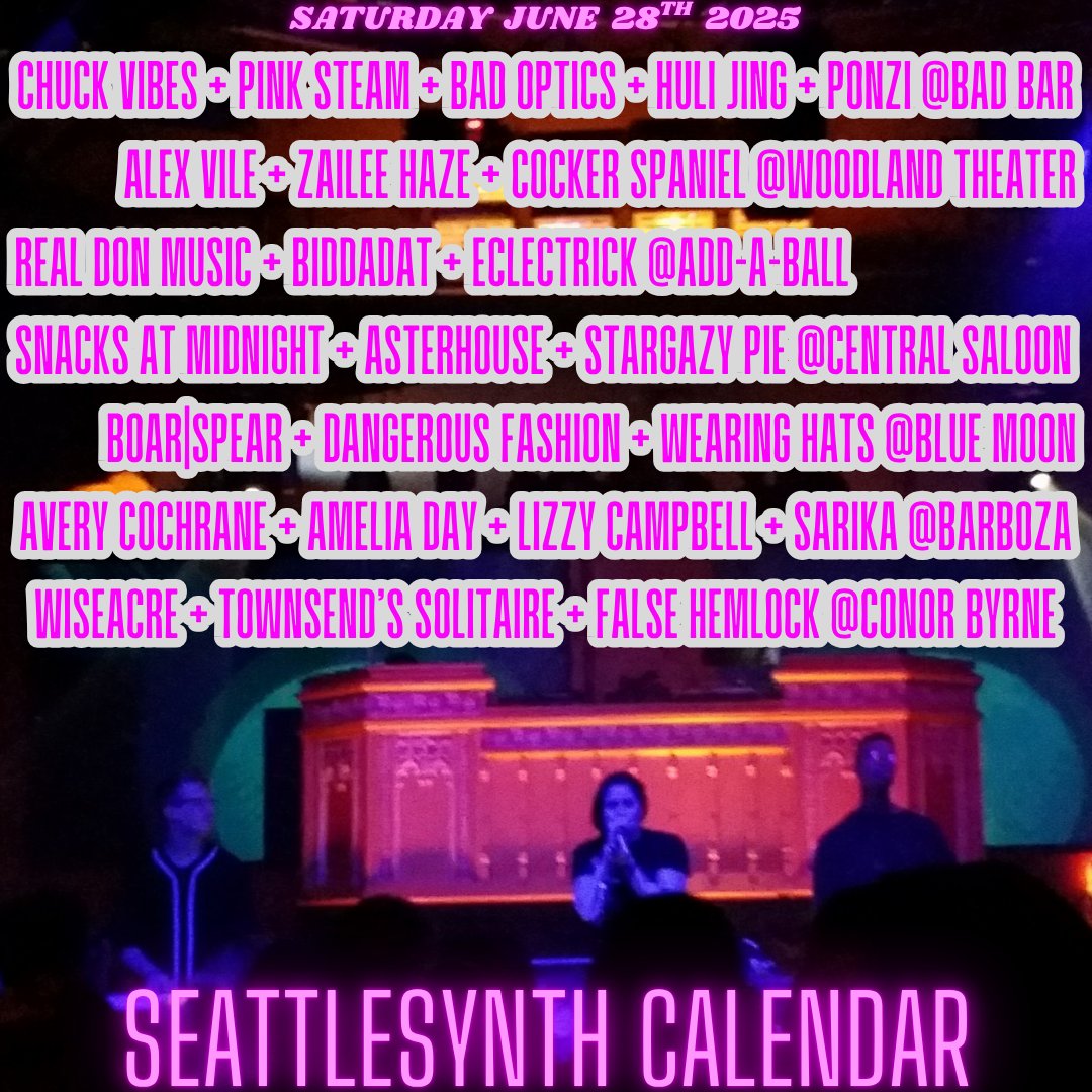 SeattleSynth Calendar tweet media