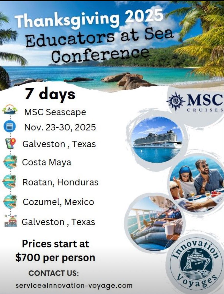 Join us for our 2nd annual Educators at Sea conference hosted by Innovation Voyages. You don’t want to miss out!  Click here for more info heyzine.com/flip-book/e999…