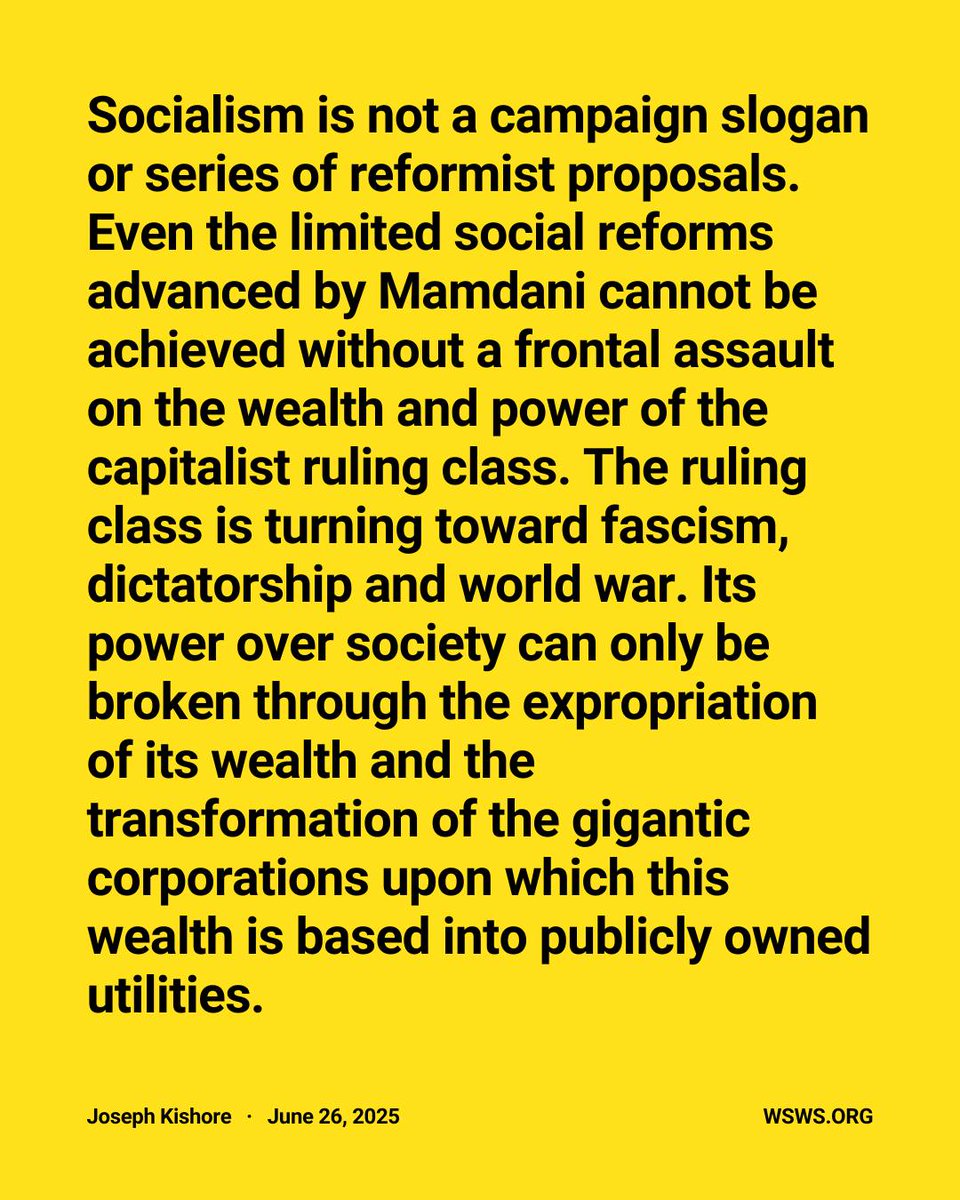 The political significance and implications of #Mamdani’s victory in New York City 

#MamdaniForMayor #socialism 

wsws.org/en/articles/20…