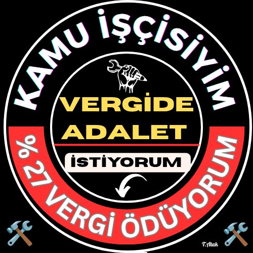 KamuIsciHaber's tweet photo. 🛠️ Kamu işçisiyim.
💸 Aldığım maaştan %27 vergi kesiliyor.
🍞 Geçim zor, yük ağır.

🗣️ Sesimiz duyulsun: 
Vergide Adalet İstiyoruz!

📢 Az kazanandan az, çok kazanandan çok alın!
#Kamuişçileri
#kamuişçilerigeçinemiyor
✊ #KamuİşçileriAyakta https://t.co/EBrJRi1558