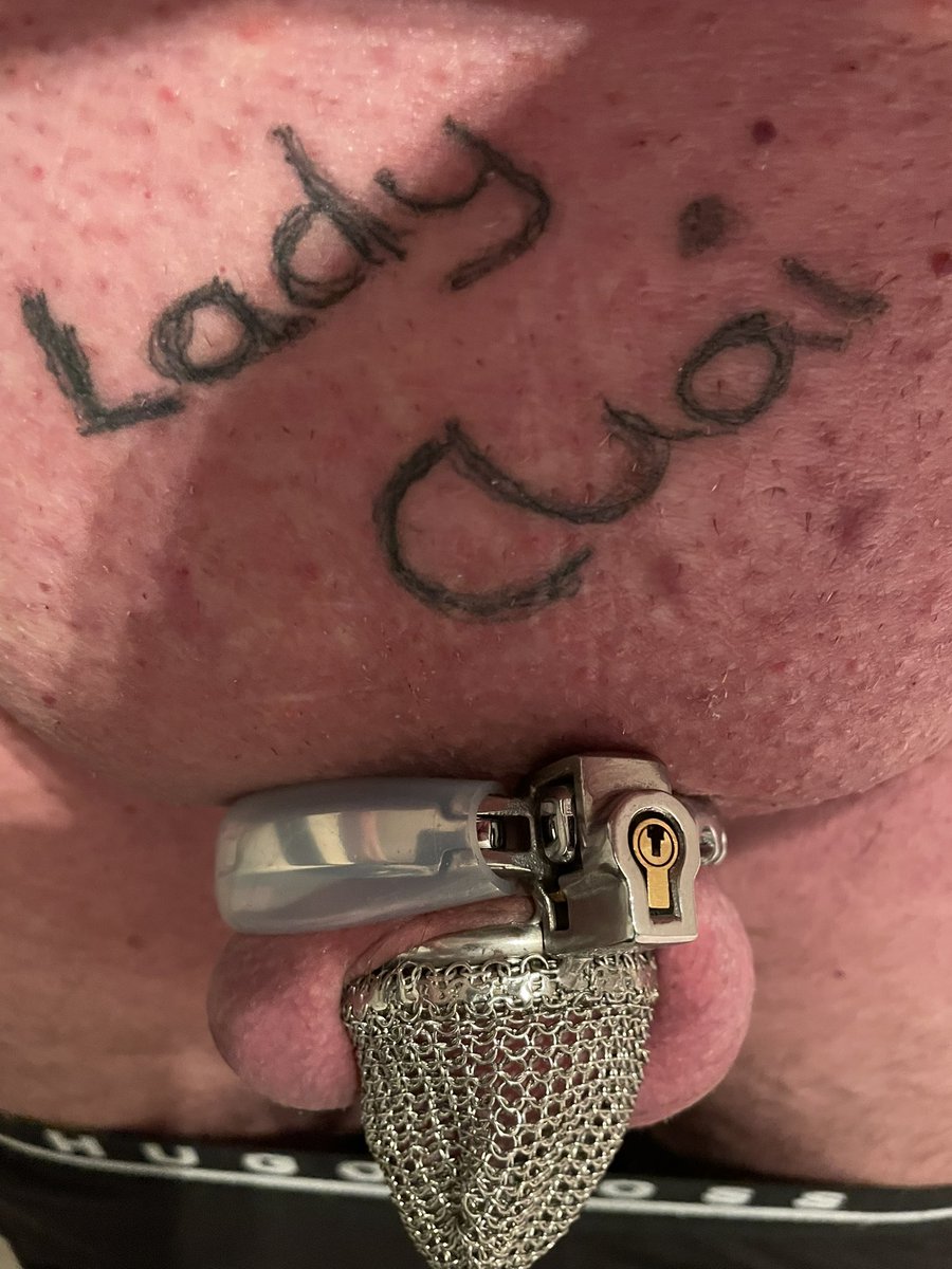 In chastity for my Goddess Lady Chai