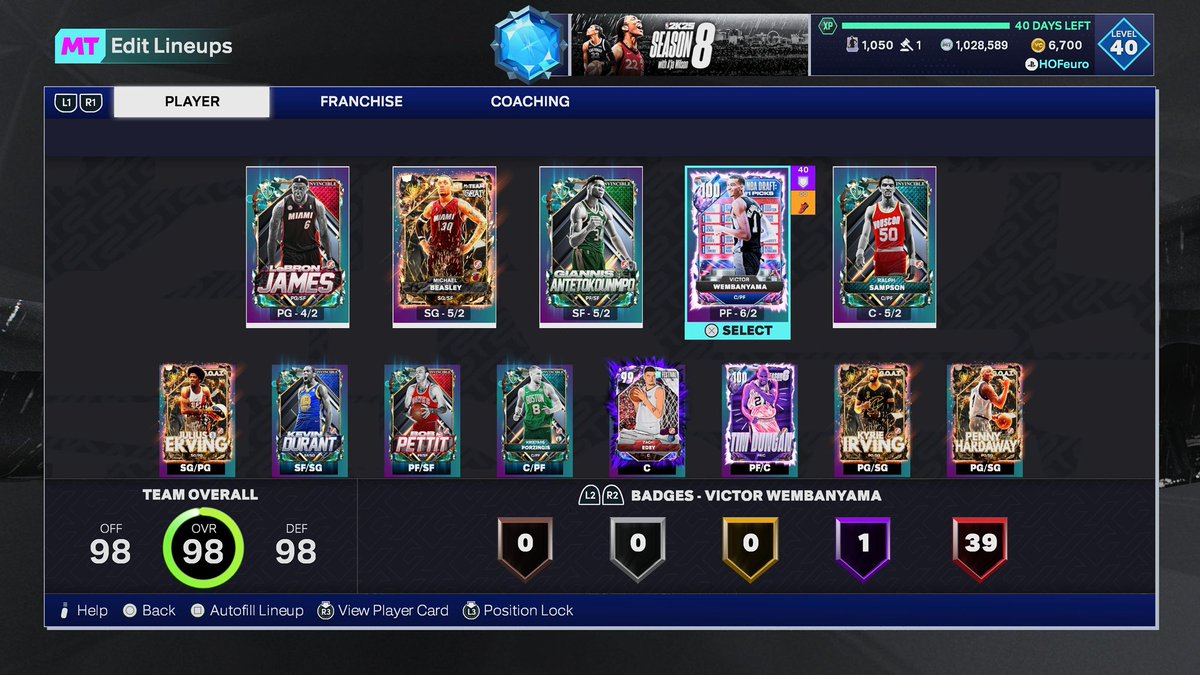 Each player has at least 39 legends. Apparently float game is the rarest legend badge in the game.