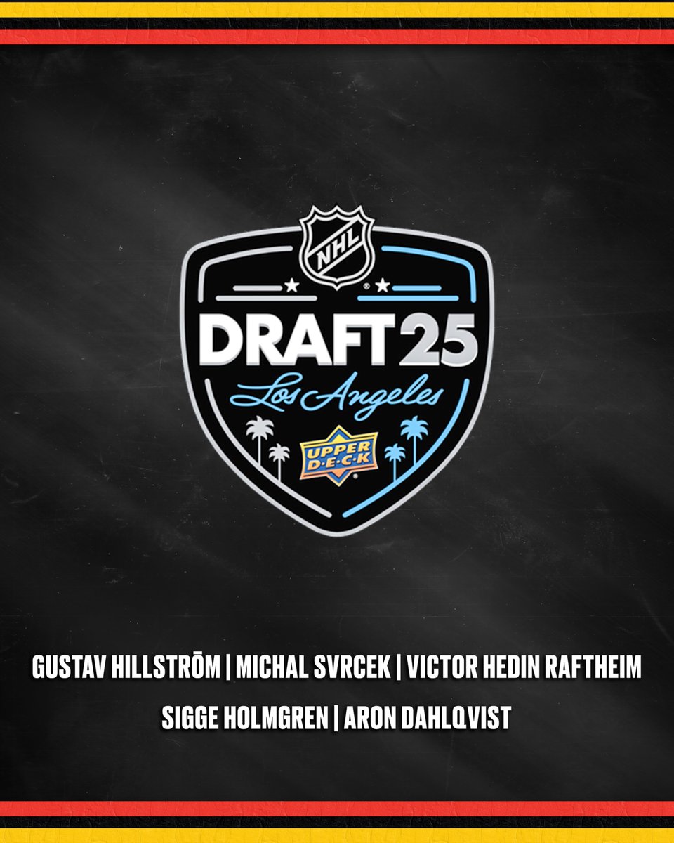 Fem Brynäsare valda i NHL-draften! ✅

1️⃣ Gustav Hillström ➡️ New Jersey Devils.

2️⃣ Michal Svrcek ➡️ Detroit Red Wings.

3️⃣ Victor Hedin Raftheim ➡️ Columbus Blue Jackets.

4️⃣ Sigge Holmgren ➡️ New Jersey Devils.

5️⃣ Aron Dahlqvist ➡️ Washington Capitals.