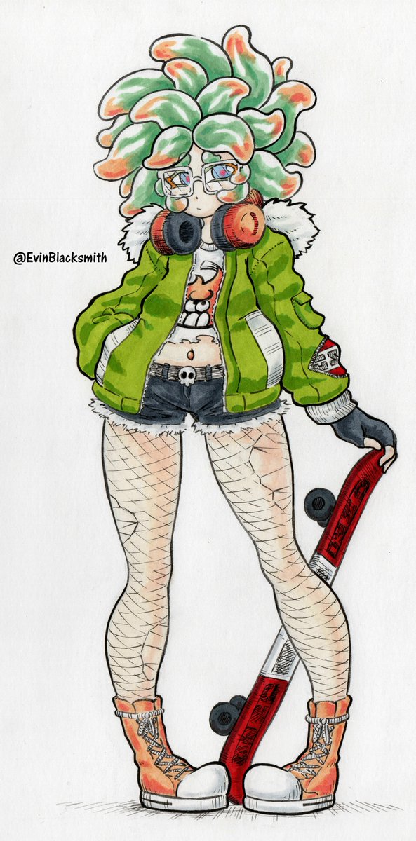 EvinBlacksmith's tweet image. Annie 🟢🟠 (SPLATOON 3)