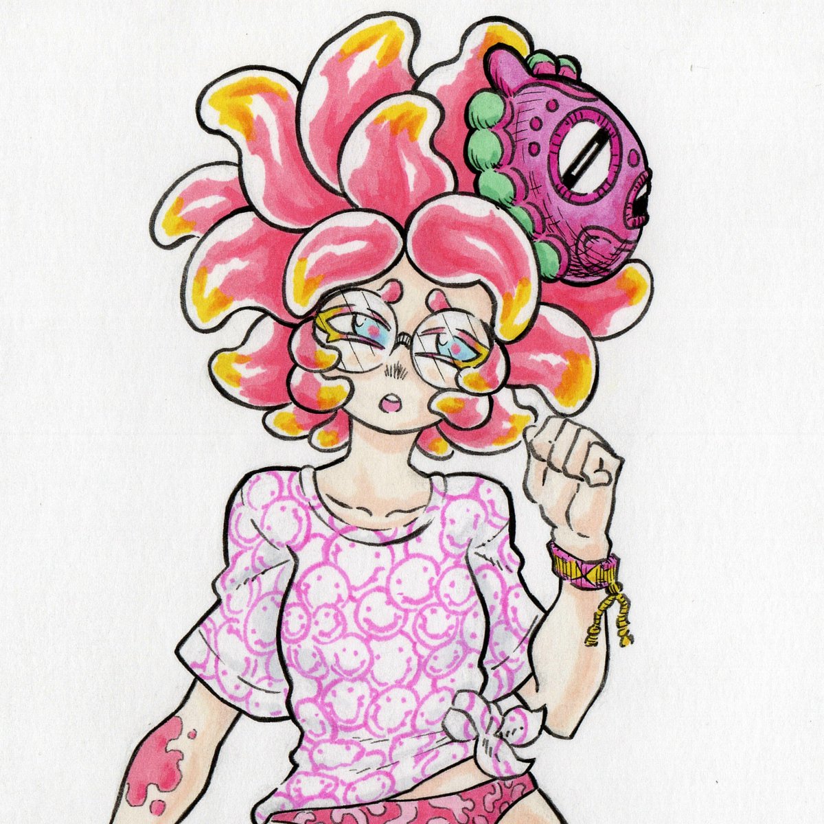 EvinBlacksmith's tweet image. Annie 🔴🟡 (SPLATOON 3)