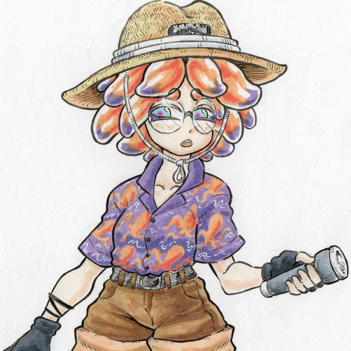 EvinBlacksmith's tweet image. Annie 🟠🟣 (SPLATOON 3)