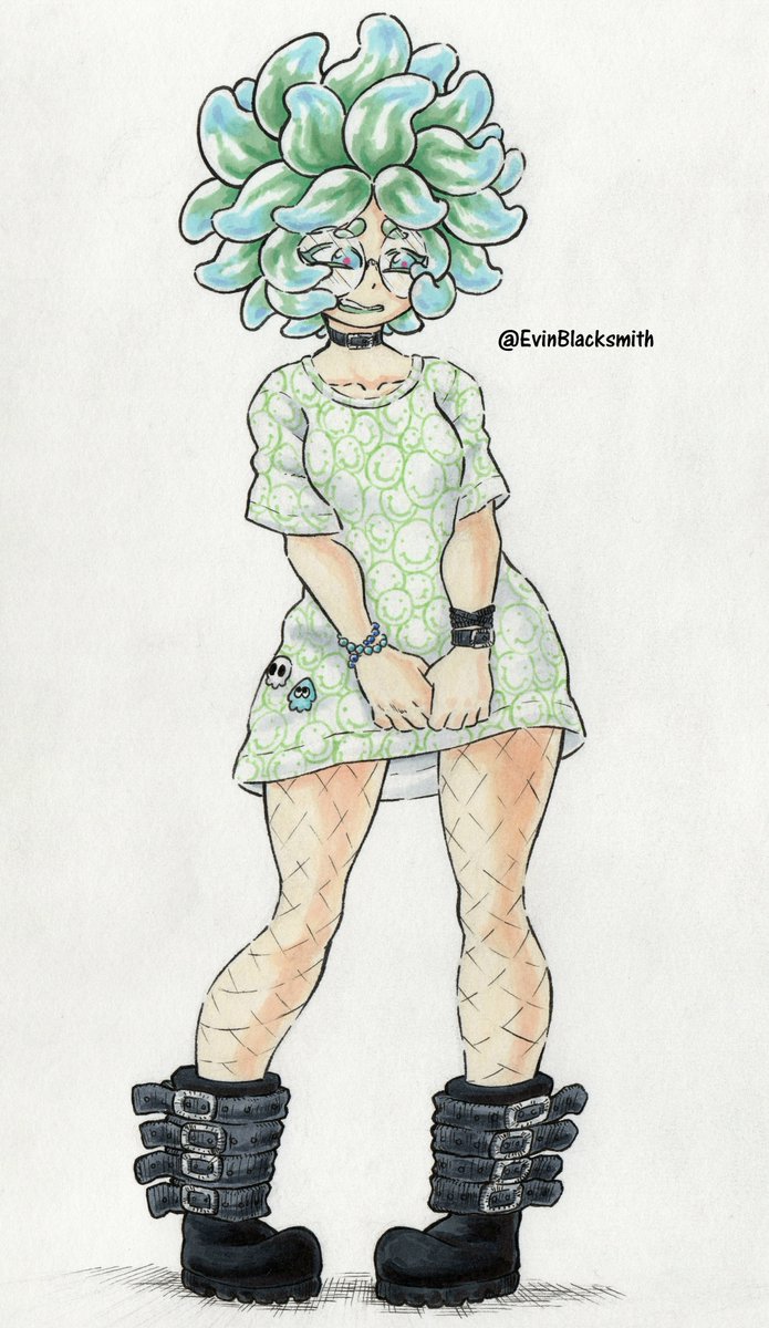 EvinBlacksmith's tweet image. Annie 🟢🔵 (SPLATOON 3)