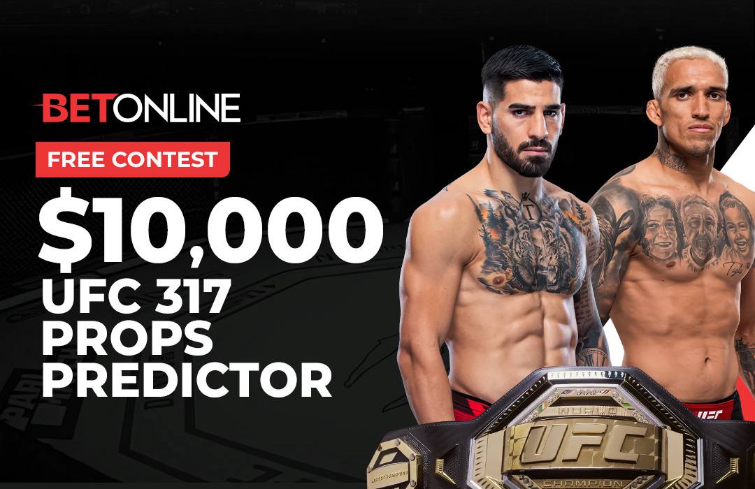 RateSportsbooks's tweet photo. UFC 317 will beging in about an hour and if you want to make the most of it, don't miss out on this 10k free contest from @BetOnline_ag, one of our top rated offshore sportsbooks!

Sign up for an account through the link below and take advantage of this!

https://t.co/IjGdIV6iVX https://t.co/3hSqGM1BJD