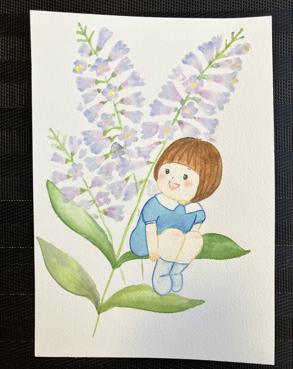 _luna_rie_'s tweet photo. HAPPY BIRTHDAY 
🌼Birthday flower 🌼

ペンステモンの花言葉:
あなたに見惚れています

#イラスト　#illustration #watercolor #happybirthday #誕生花　#誕生日おめでとう　#ハッピーバースデー　#花言葉　#ペンステモン　#水彩　#水彩イラスト　#プレゼント https://t.co/Wug6DnckXd