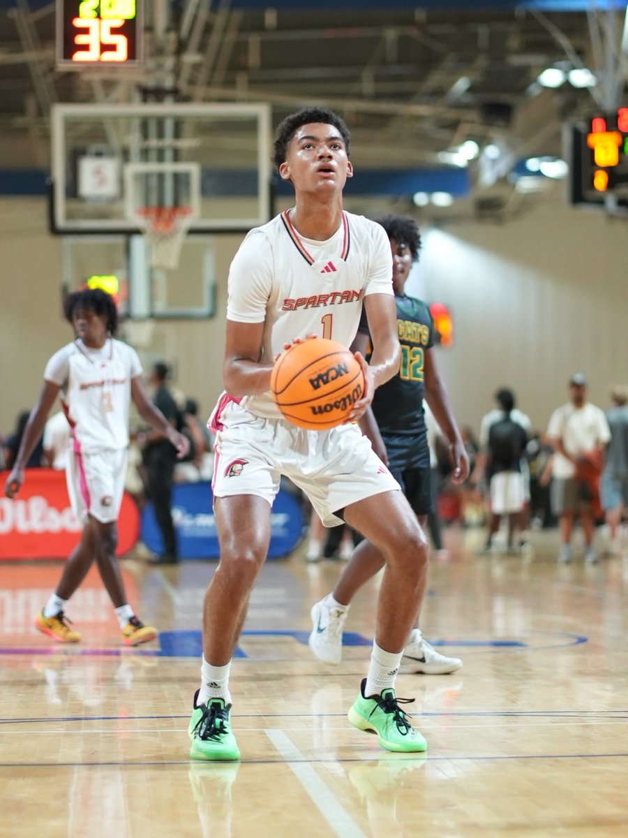 ‘28 Baer Bailey, 6’8” SF for Greater Atlanta Christian (GA) was a marksman on the floor for his team. Excellent size &amp; a really good jumper from multiple spots. Runs the floor, can push the break &amp; shoots over most opponents. D1 prospect is only a rising sophomore.