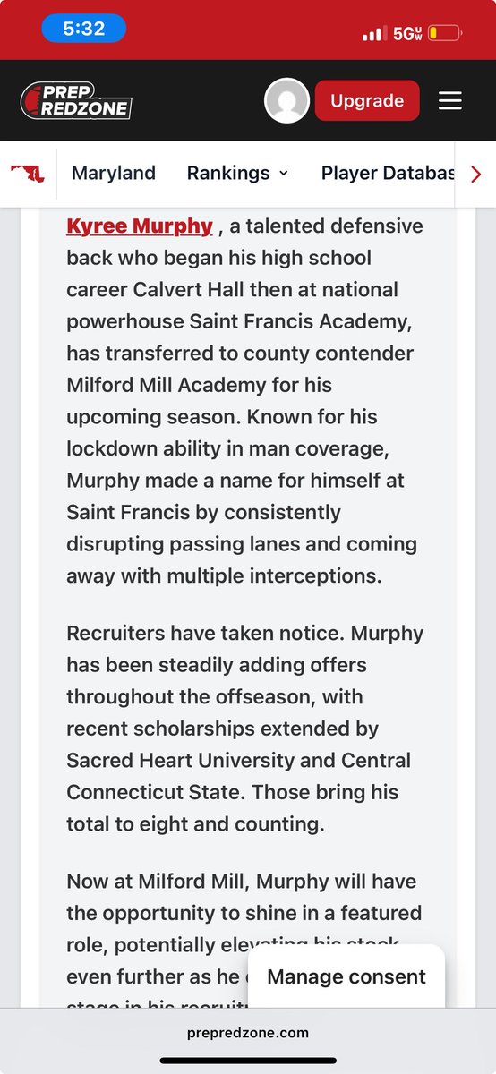 Ky’ree Murphy (@kyreemurphy26) on Twitter photo Thank you <a href="/CoachCoreydmv/">Corey Bailey</a> for the article! Still more work to be done. #StatesRun <a href="/Coach_bjones44/">State Champ Jones</a> <a href="/Peeps_a_fool/">Coach Peeps🍀✨💍</a> <a href="/WearemilfordFB/">Milford Mill Millers</a> Thank you <a href="/CoachCoreydmv/">Corey Bailey</a> for the article! Still more work to be done. #StatesRun <a href="/Coach_bjones44/">State Champ Jones</a> <a href="/Peeps_a_fool/">Coach Peeps🍀✨💍</a> <a href="/WearemilfordFB/">Milford Mill Millers</a>