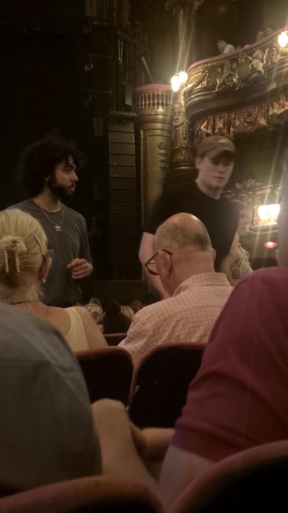 gluesticks_'s tweet photo. Kit Connor supporting Rachel Zegler at the London Paladium https://t.co/WOBLwkkWh5