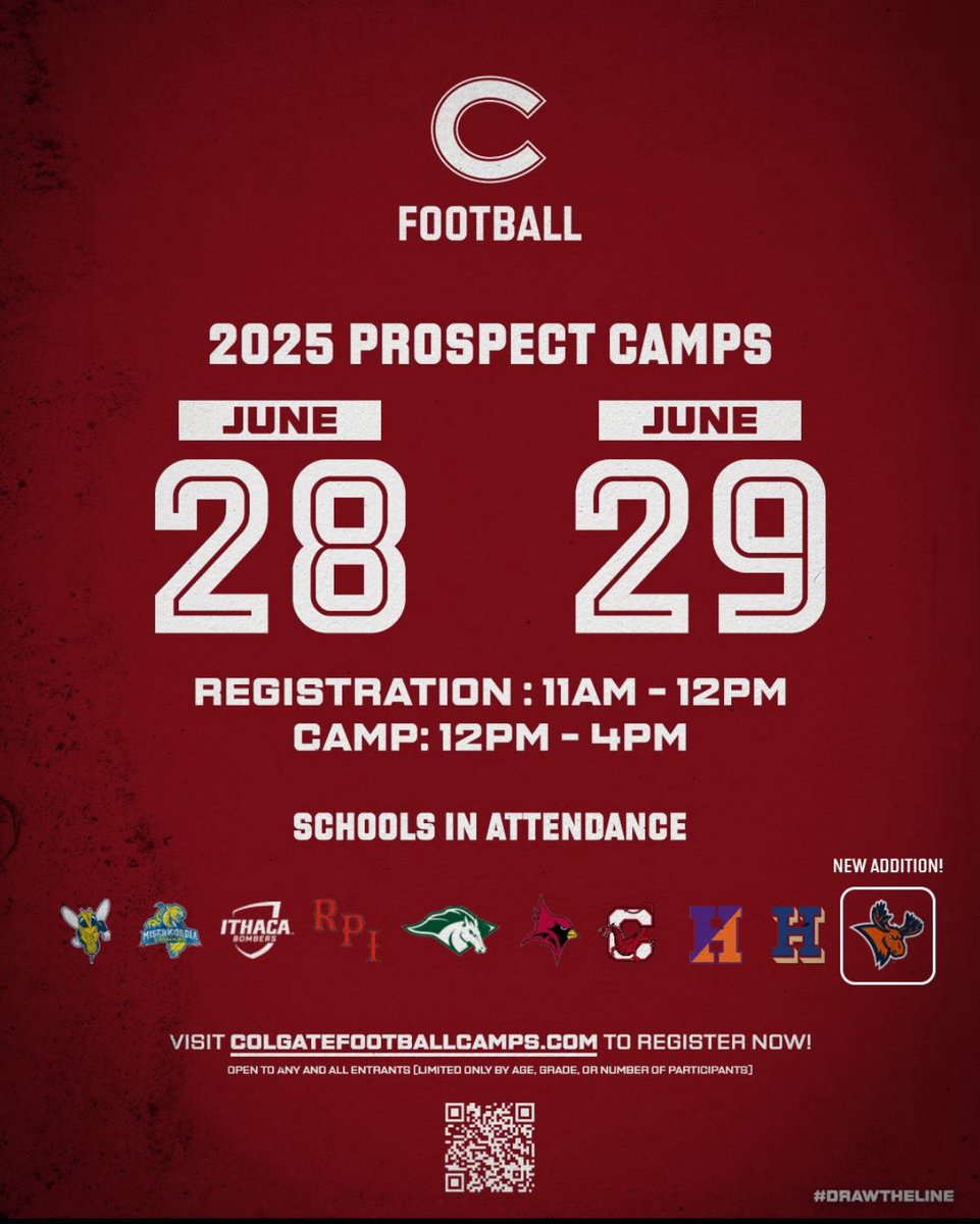 Eddie Bohne (@eddiebohne2007) on Twitter photo Last Camp of the week tomorrow!
Heading to Colgate and looking forward to another chance to compete and get better!
<a href="/ColgateFB/">Colgate Football</a>
<a href="/CoachGerbino/">Joe Gerbino</a>
<a href="/LHPS_football/">LHPS Football</a>
<a href="/Coach_Bullock/">Ben Bullock</a> Last Camp of the week tomorrow!
Heading to Colgate and looking forward to another chance to compete and get better!
<a href="/ColgateFB/">Colgate Football</a>
<a href="/CoachGerbino/">Joe Gerbino</a>
<a href="/LHPS_football/">LHPS Football</a>
<a href="/Coach_Bullock/">Ben Bullock</a>