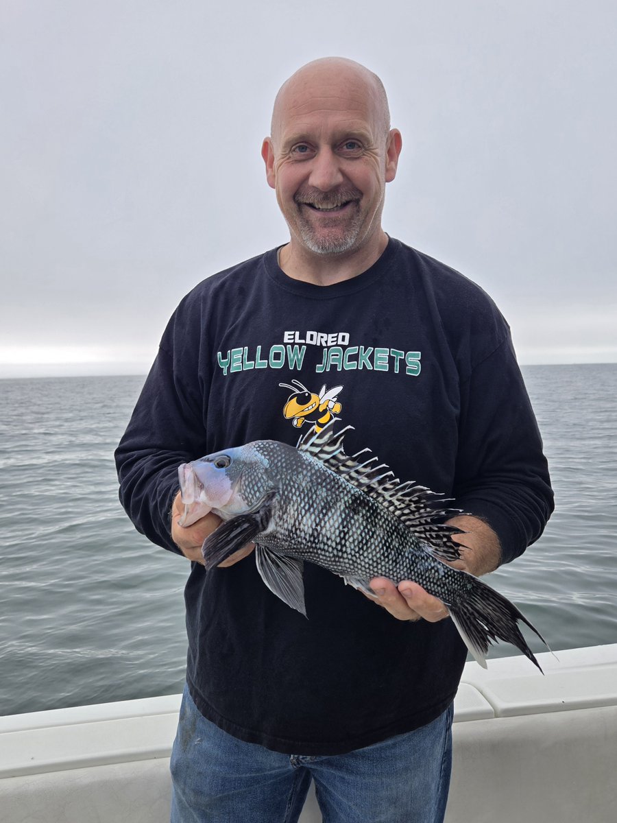 Robert Bonnell and crew went home today with a limit of Seabass and excellent Striper catches as well! Visit charterfishingconnecticut.com
