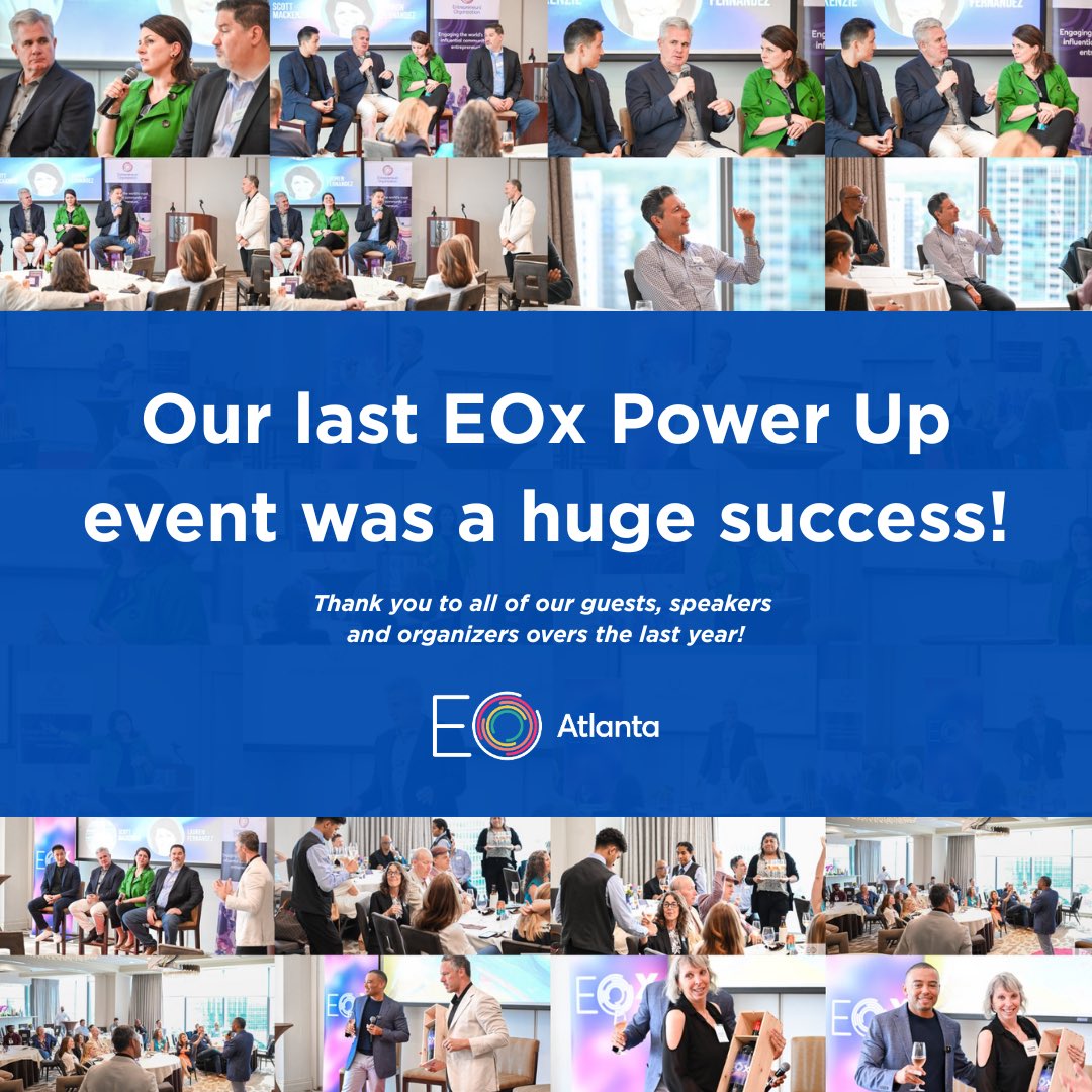 The EOx Power Up Finale was a huge success. Thanks to our speakers and guests on the night as well as all the speakers, guests and organizers that have been a part of our EOx series throughout the last year. 

See more pics of the finale here: 
eoatlanta.com/photo-gallery/…