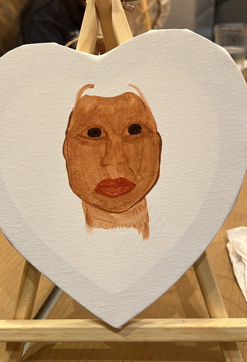 tried to paint my girlfriend but somehow ended up with rupaul instead