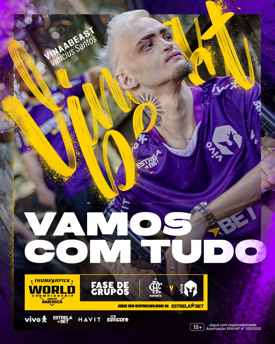 Vivo Keyd Stars (@vivokeyd) on Twitter photo HORA DA REVANCHE E VALE VAGA NOS PLAYOFFS!
⏰ 18:45
🆚 <a href="/flaesports/">Flamengo Esports</a>
📺 twitch.tv/thunderpicktv
#GoVKS HORA DA REVANCHE E VALE VAGA NOS PLAYOFFS!
⏰ 18:45
🆚 <a href="/flaesports/">Flamengo Esports</a>
📺 twitch.tv/thunderpicktv
#GoVKS