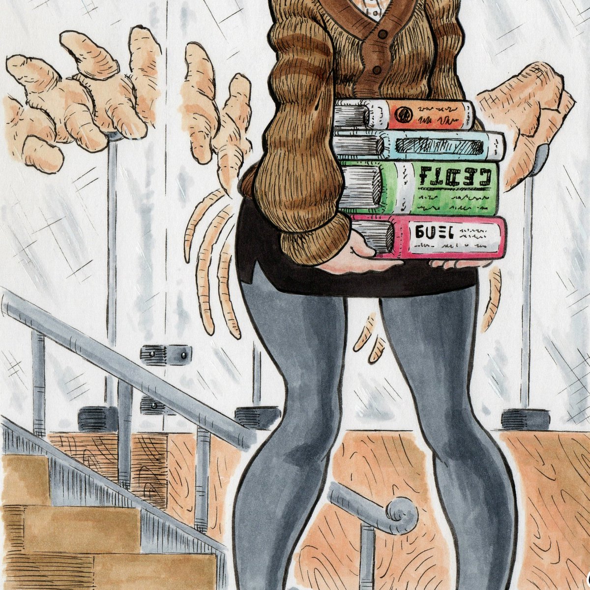 EvinBlacksmith's tweet image. Annie at Shellendorf Institute 📚🗿 (SPLATOON 3)