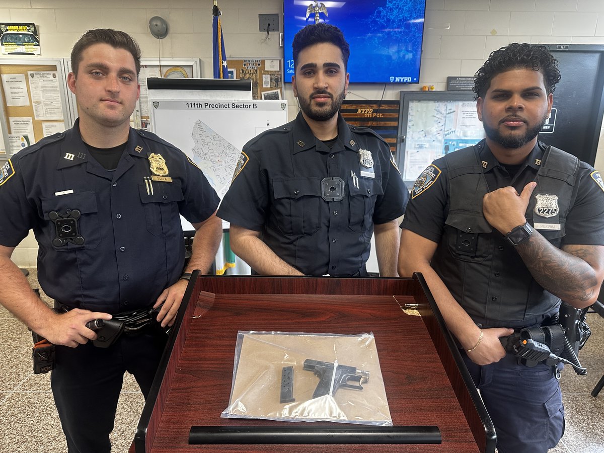 Great work by our NCOs! A vehicle that fled a car stop for multiple traffic infractions led to the recovery of a firearm. Another illegal gun off our streets!