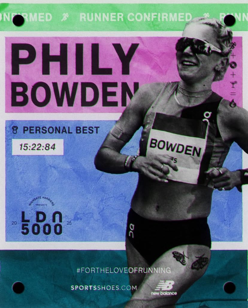 Highgate Harriers (@highgateharrier) on Twitter photo The first runner for our Women’s A team is <a href="/philybowden/">Phily Bowden</a> who posted a 5,000M PB of 15:22:84 set in 2024.
📍Parliament Hill
📆Friday 4th July 1800-2200
We are proud to present the LDN5000, proudly supported by <a href="/NBRunning/">New Balance Running</a> and <a href="/sportsshoes_com/">sportsshoes_com</a> The first runner for our Women’s A team is <a href="/philybowden/">Phily Bowden</a> who posted a 5,000M PB of 15:22:84 set in 2024.
📍Parliament Hill
📆Friday 4th July 1800-2200
We are proud to present the LDN5000, proudly supported by <a href="/NBRunning/">New Balance Running</a> and <a href="/sportsshoes_com/">sportsshoes_com</a>