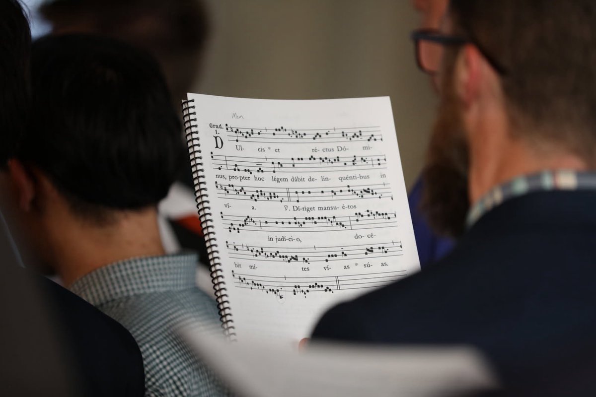StJosephShrineD's tweet image. Our Regional Gregorian Chant Workshop was off to a great start yesterday! Thank you to Abbé Raymond Schmidt, Clerical Oblate of the Institute of Christ the King Sovereign Priest and Mr. Harold Rutila IV, Schola Director at St. Joseph Shrine, for presenting this weekend workshop!