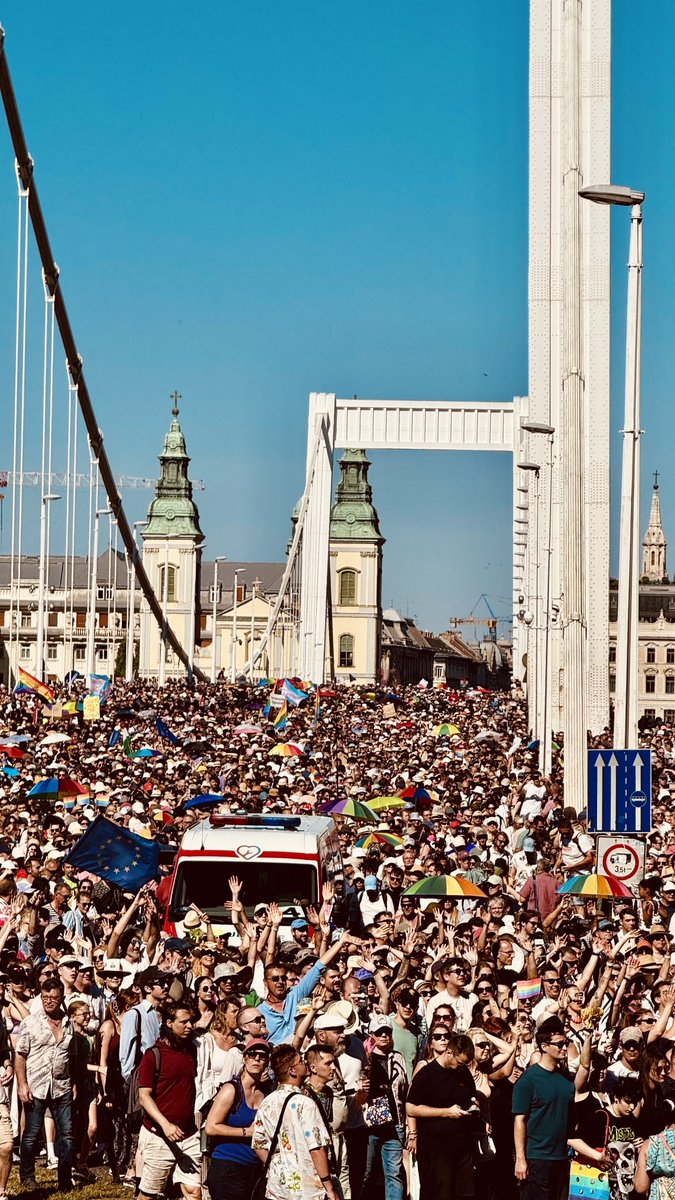 Parada Równości w Budapeszcie to największy marsz na jakimkolwiek byłem.
