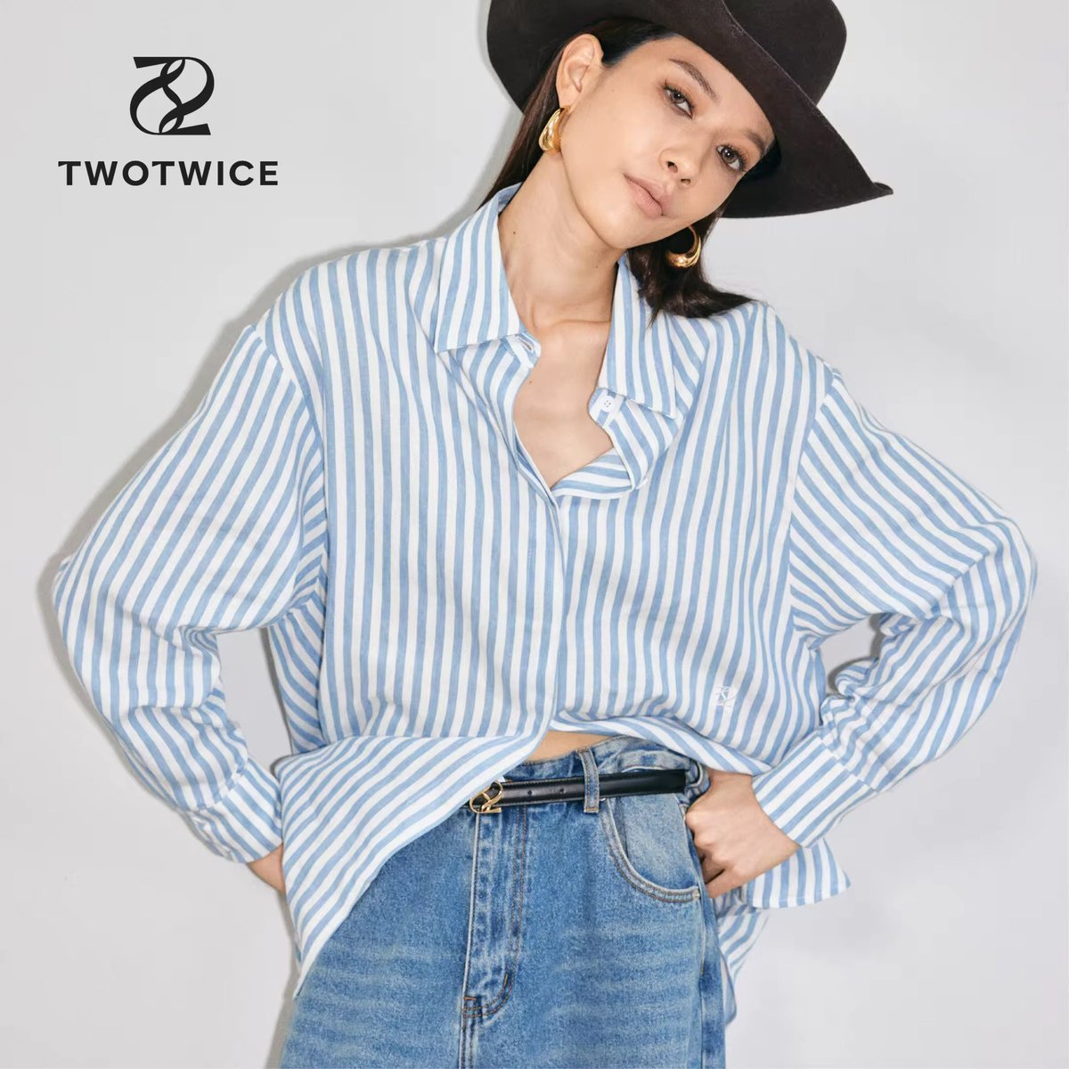 Senseofsold's tweet photo. ของแอดมินเองค่ะ NEW TWOTWICE 
Oversized Tw Shirt size M  สี Sky Blue Stripe 
ปล่อย 1590 จาก 2190 

#twotwiceส่งต่อ #twotwice #twotwicebrand #ส่งต่อ https://t.co/aQmGU6dTuk