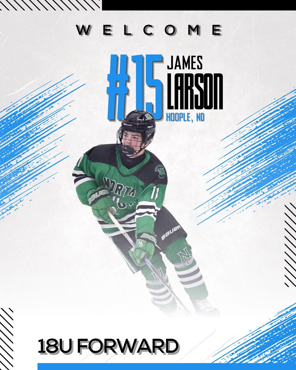 NCA_Knights's tweet photo. 🚨KNIGHTS SIGNING🚨

Please welcome, 18U Forward from Hoople, ND, James Larson! 👏🏼

“Excited to develop as a player and person.”

Welcome James! ⚔️ https://t.co/eA34scZJhe