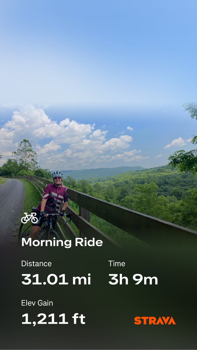 GAP trail today. Fun ride and perfect weather!