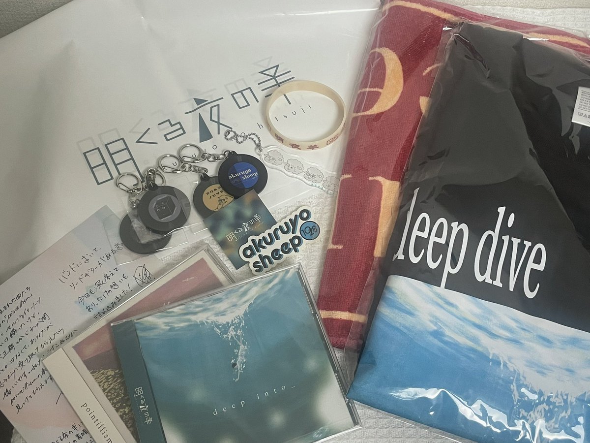 kykykyo_'s tweet image. ゲットしたグッズたち
DVDいっぱい見るぞ

#明くる夜の羊
#deepinto
#deepdive