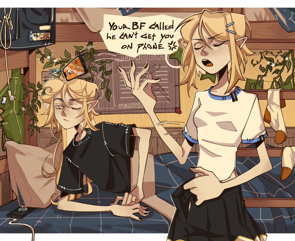 veikomustdie's tweet image. when you forced to deal with you twin's relationships 🙄🙄
#原神 (implies #KaeTher #AeKaeya)