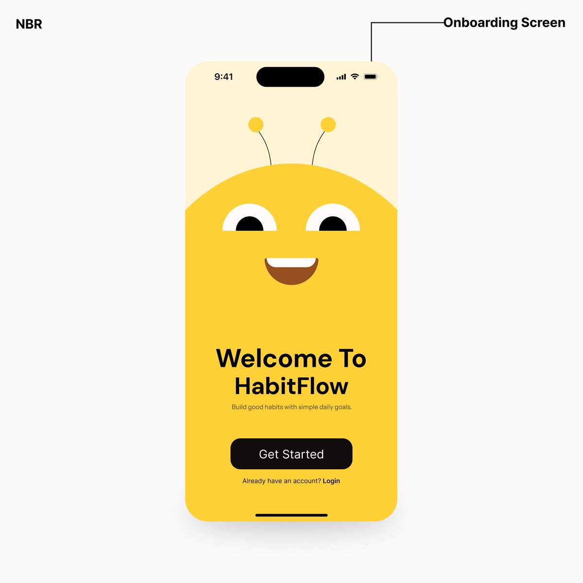 NavamiBR's tweet image. A cheerful onboarding screen
#figma #ui