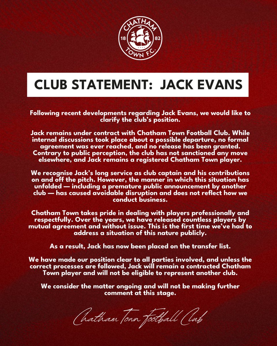 ChathamTownFC's tweet image. 