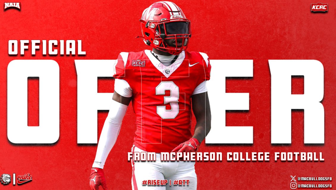 Blessed and grateful to receive my second scholarship offer to play football at the next level.