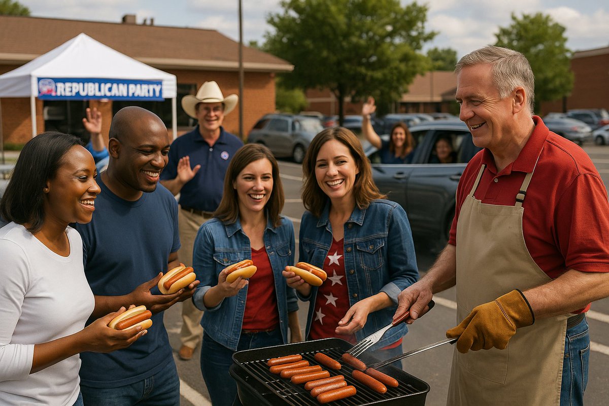 🍖FREE GOP Cookout – Sat, July 5!
Join fellow Republicans &amp; candidates at a FREE BBQ in the Buncombe GOP HQ parking lot (next to Sam’s Club).

🕐 Starts at 1:00 PM – food goes fast!
📍 18G Regent Park Blvd, Asheville

Hosted by Buncombe Co. Republican Men's Club.
Paid for by