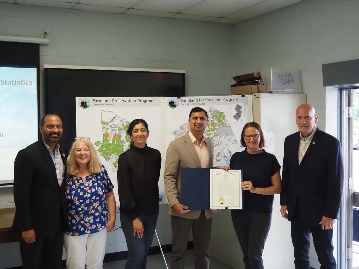 AswAndreaKatz's tweet image. Yesterday, Burlington County celebrated 40 years of farmland preservation! South Jersey’s beautiful farms make this a special place to live, and our preservation program helps ensure they’ll be here for generations to come.
