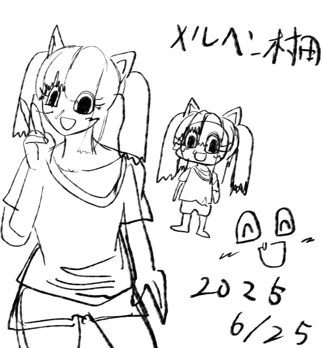 最近講座等を見て練習をしているのですがその途中で生まれたオリキャラです 