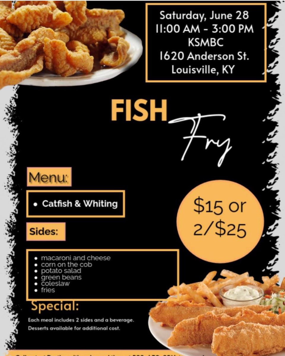 If you’re in Louisville HURRY UP &amp; get down town for the Fish Fry