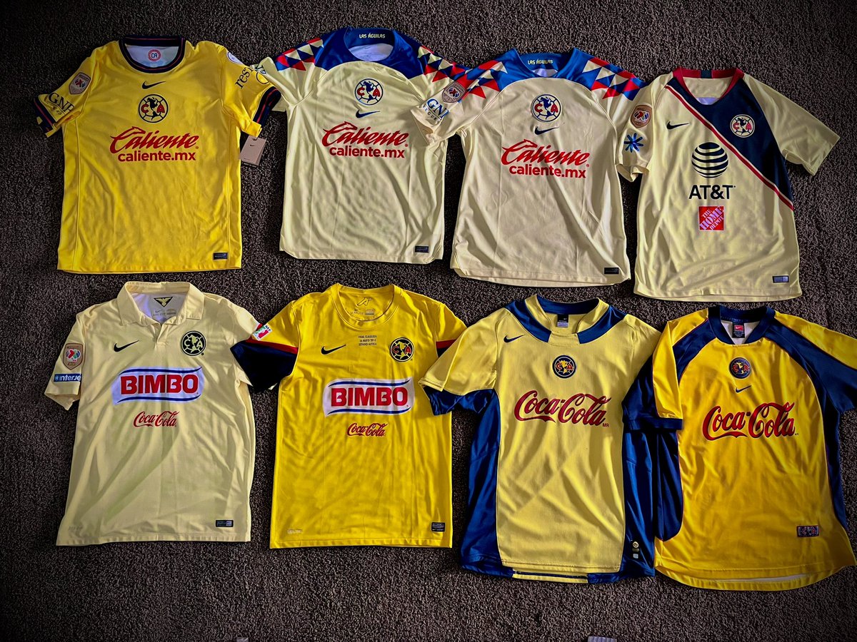 JuanCar_1916 (@johncarp1916) on Twitter photo Se acabó la era América-Nike, 8 títulos de liga y 25 años llenos de grandeza.
<a href="/ClubAmerica/">Club América</a> x Nike Se acabó la era América-Nike, 8 títulos de liga y 25 años llenos de grandeza.
<a href="/ClubAmerica/">Club América</a> x Nike