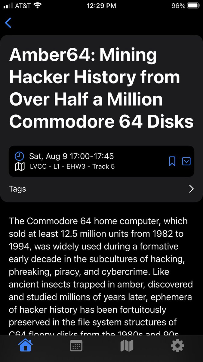 My #defcon33 talk, “Amber64: Mining Hacker History from Over Half a Million Commodore 64 Disks”, has its abstract and time up on the Hacker Tracker app!

Track 5, 5PM on Saturday August 9th. Be there!