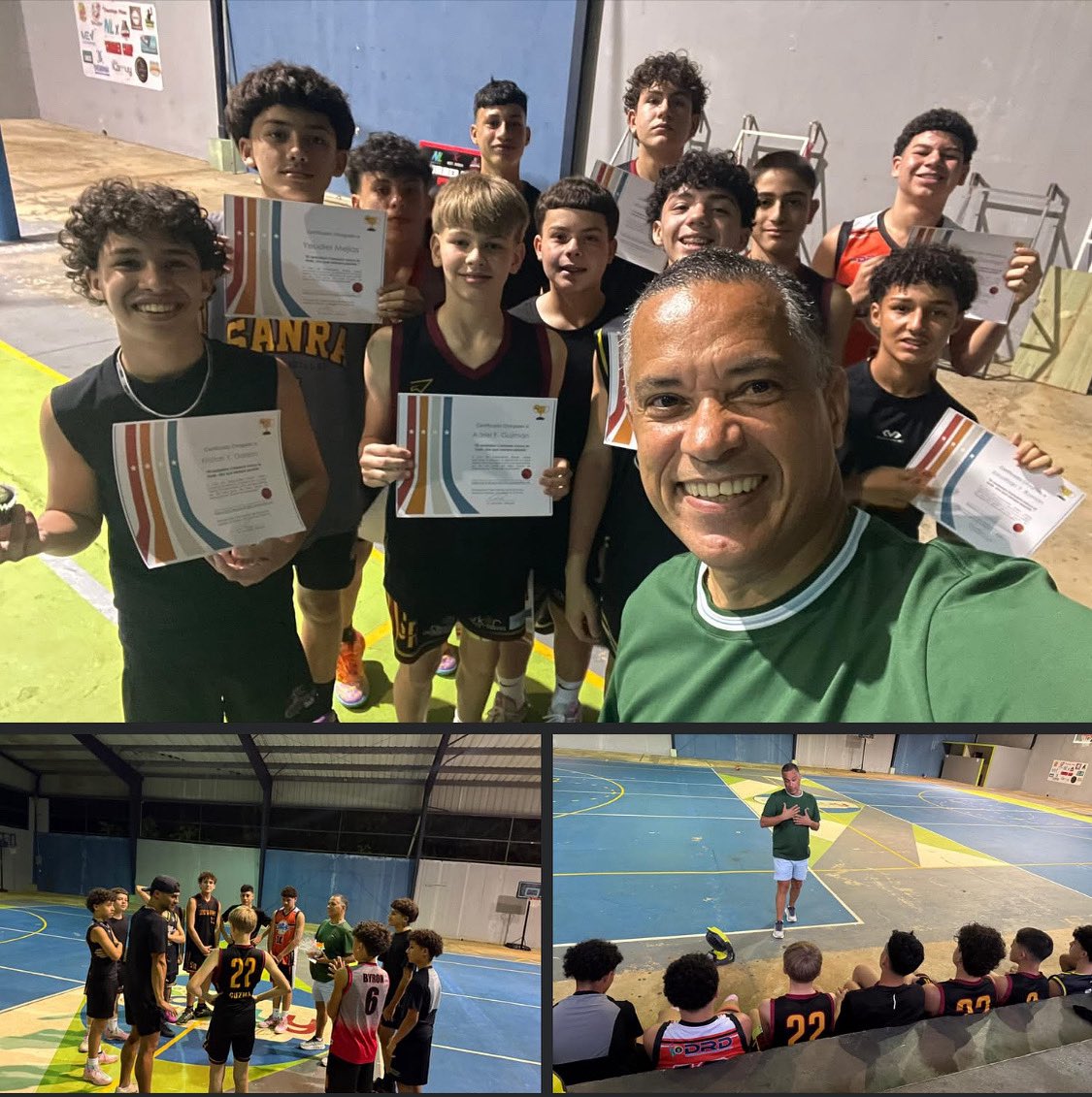 tonyruizbasket's tweet photo. Gracias a los a Padres y Madres del Equipo #14Under #QuebradillasBasket Por Utilizarme de Recurso Para Darle Un Charla a los Jóvenes Para Mí Fue Un Honor y Un Placer Enorme. Le Deseo el Mayor los Éxitos en el Viaje  Un Abrazo y Muchas Bendiciones 🙏✨❤️🏀🤗 https://t.co/ia28RE3BiO