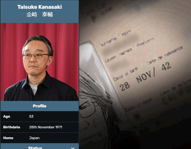 Adr0t's tweet photo. Guys, it just dawned on me while checking Events...
Will White's birthday is the same as @kanayan2929!
#hoteldusk #lastwindow https://t.co/BPTLwYZw0W