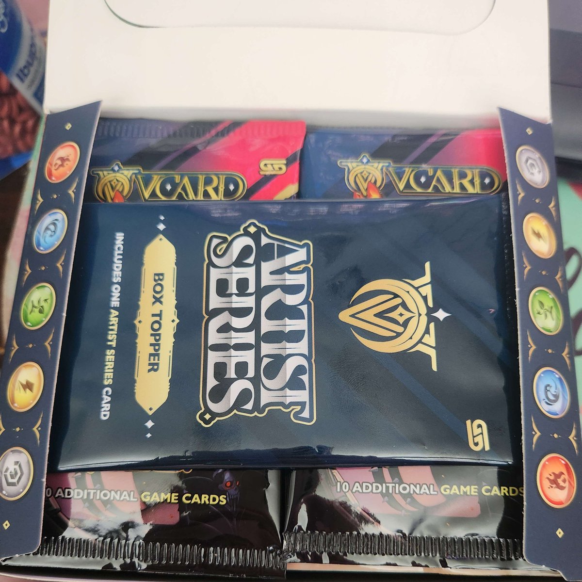 Got a box of <a href="/GamerSupps/">Gamer Supps®</a> VCards. Handcam Stream???

#Vtuber | #ENVtuber | #VtuberUprising | #dulladoggo | #VTubersAreStillWatching