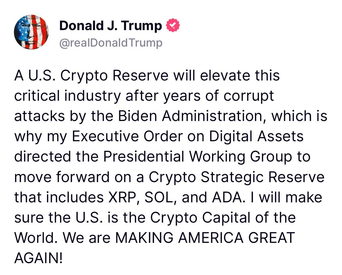 Bitcoin is the reserve currency of the United States of America, but #XRP  will become the global reserve currency! Are you ready?