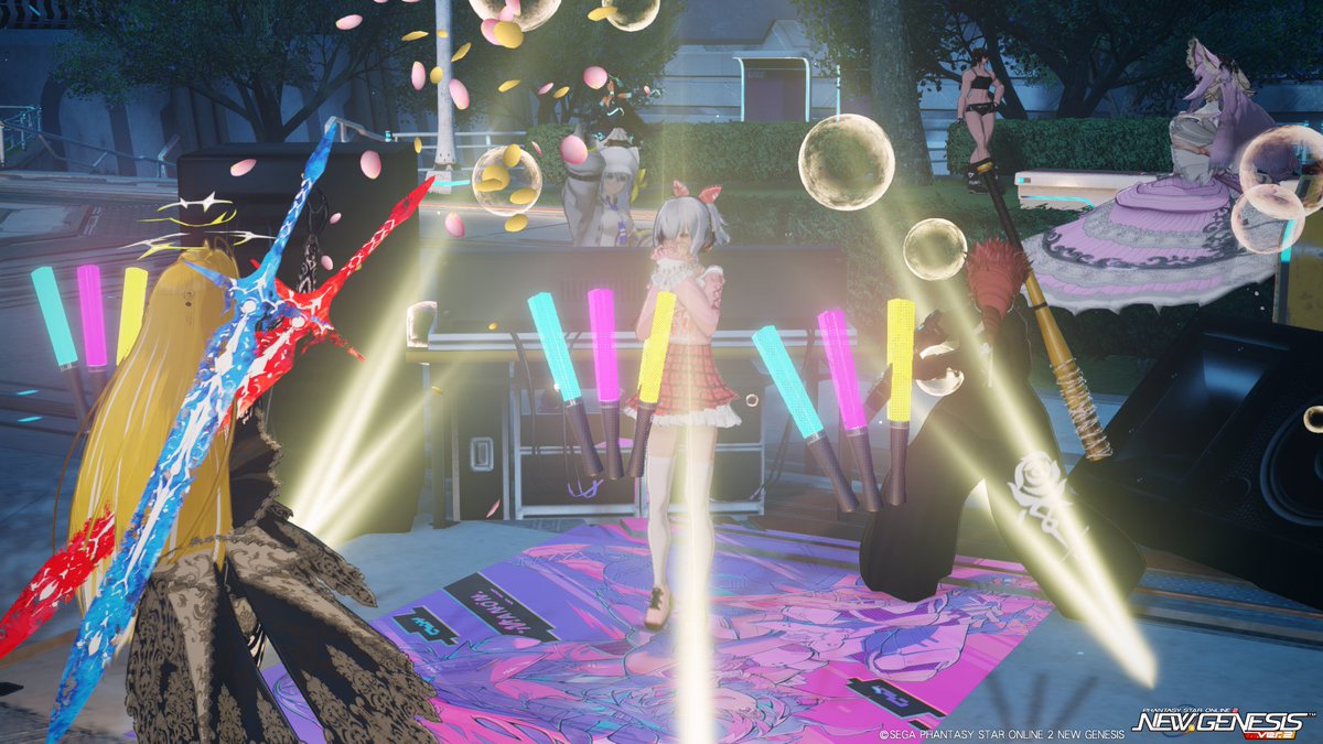 PeaceLayer0079's tweet photo. 皆さんおはよう御座います♪
昨日はいつものサナさんライブからロビアク祭りに行ってきましたw
①お久しぶりのサナさんライブ
②ラナエルさんとツーショット
③オネムのうさぎさんの前でみんなでダンス７４
④エアリオ００１にてレイさん主催のロビアクダンスパーティーの模様ｗｗ
#PSO2NGS_SS https://t.co/uvMN4iuYo0