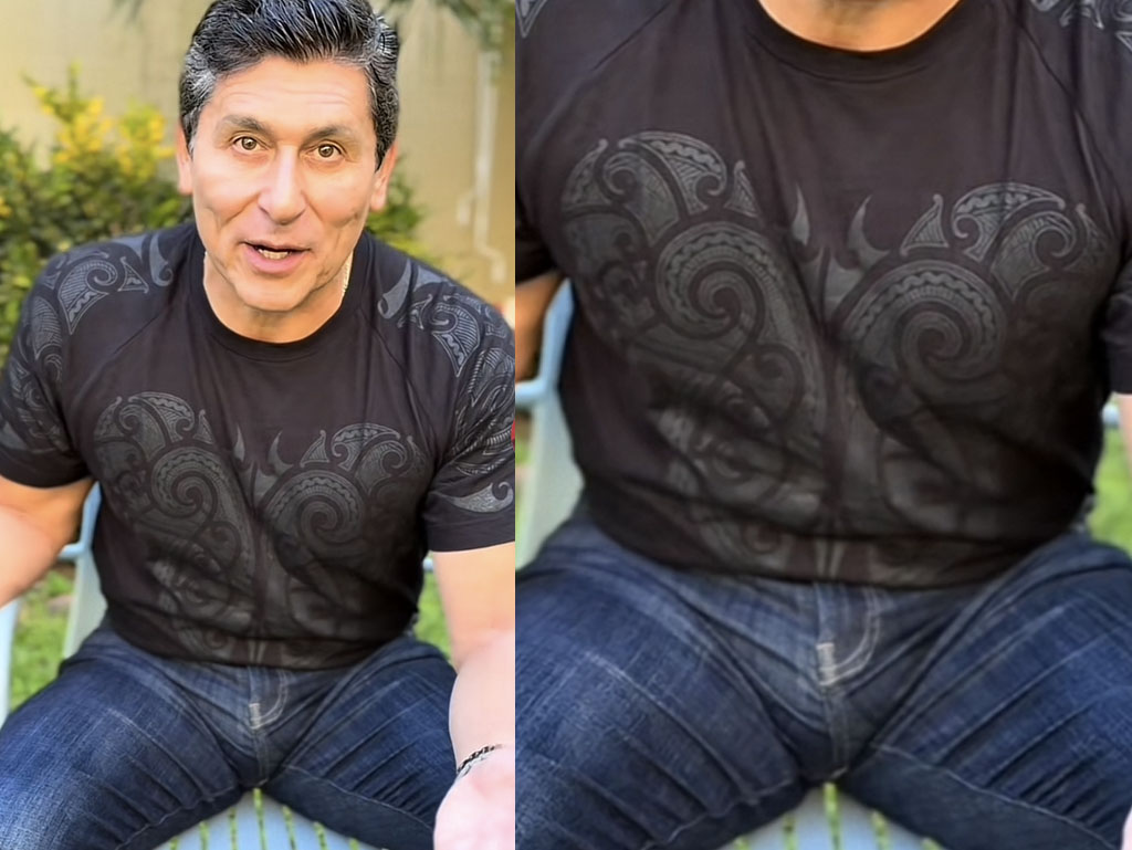 Con hay razón hay tanta señora atenta a las frases matonas de #cesarlozano 🍆 #bulto #bulge #jeansbulge #bulgeman #publicbulge