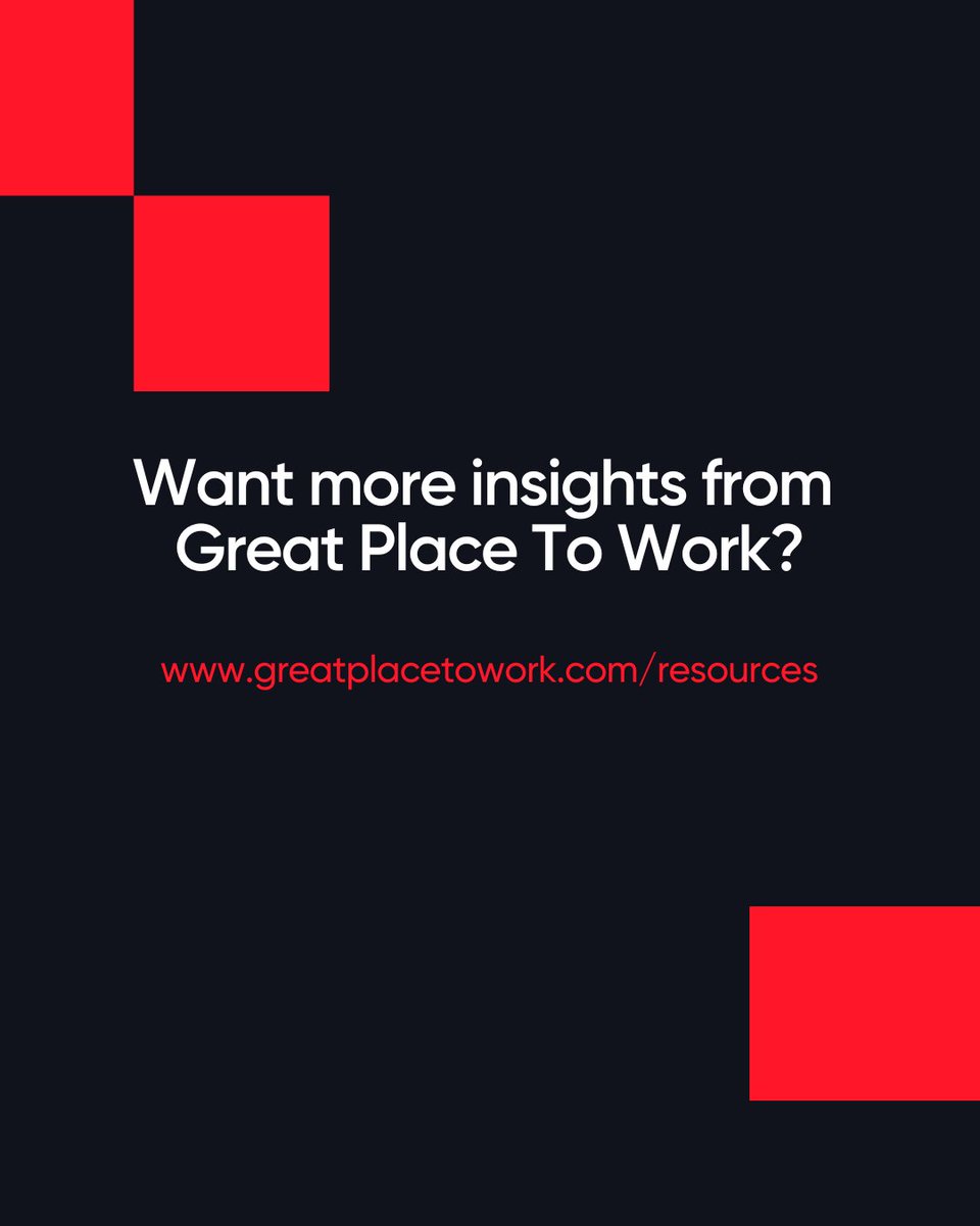 Here are actionable steps leaders can take to rebuild trust and re-engage their people, starting today, because it’s not about perks, it's about being human.

👉 Spark real change and conversations:
bit.ly/3TQGabG

#GreatPlaceToWork