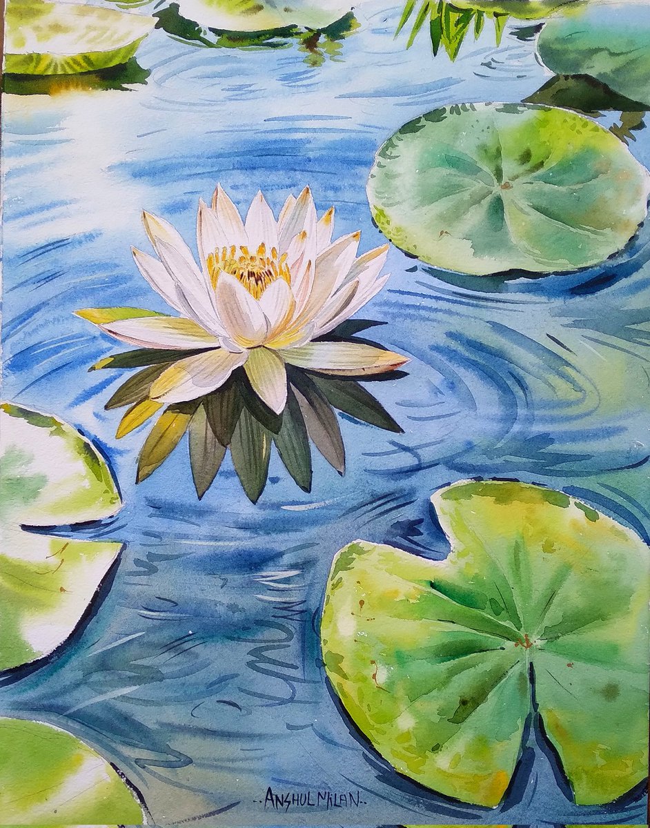 AnshulMilan's tweet image. My #watercolorpainting #art #artist #painting