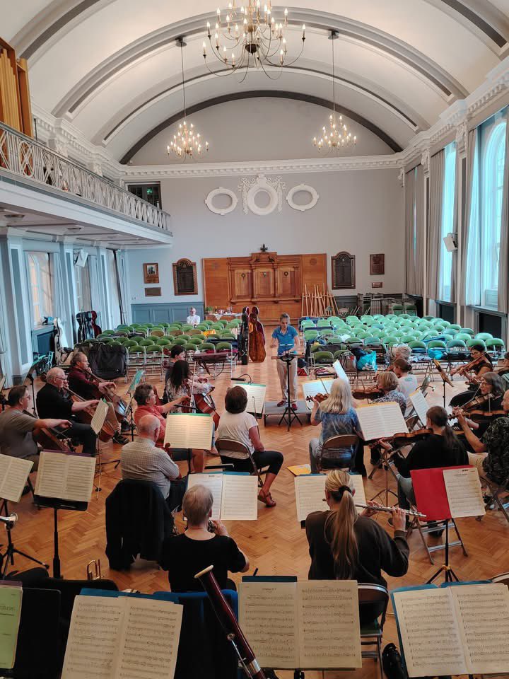 Rehearsal going well in the beautiful surroundings of AKS in Lytham. It's going to be a great concert tonight. We hope to see you there.
Tickets on the door £15